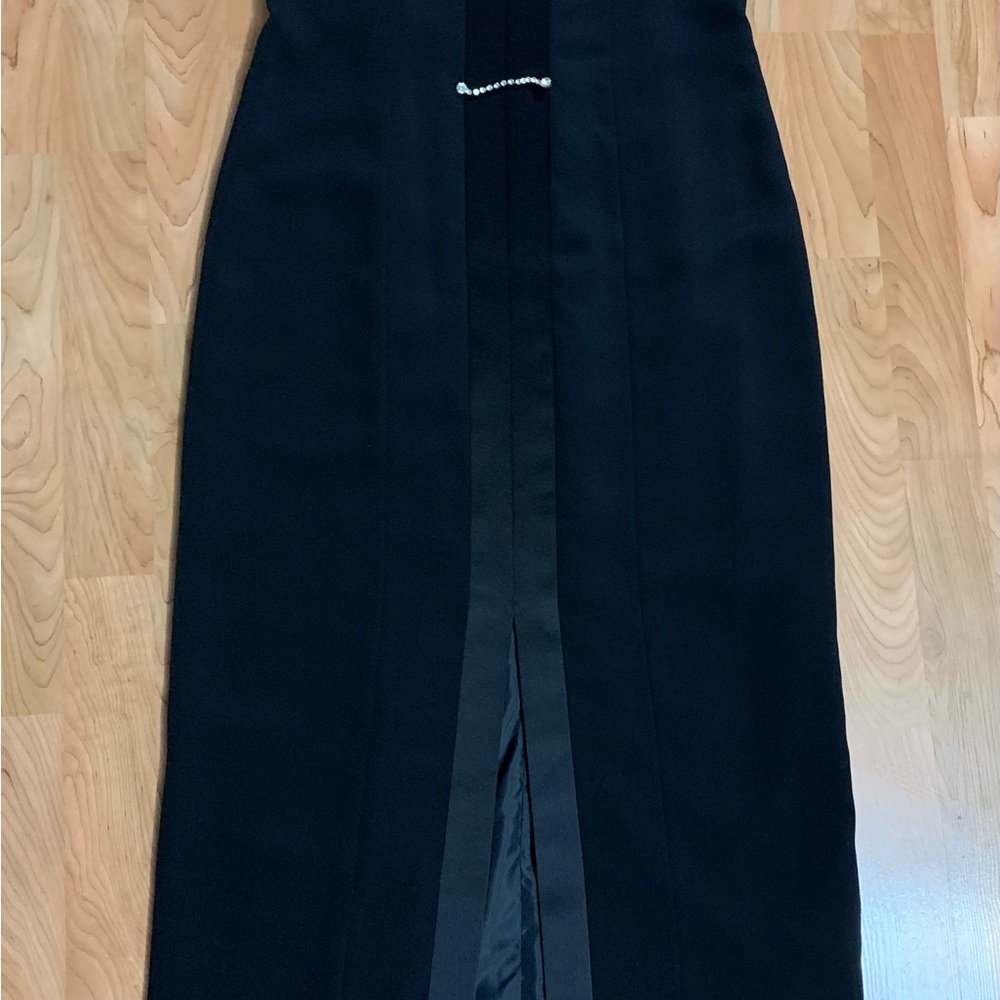 Evan Picone Black Dress with Sparkling Detail